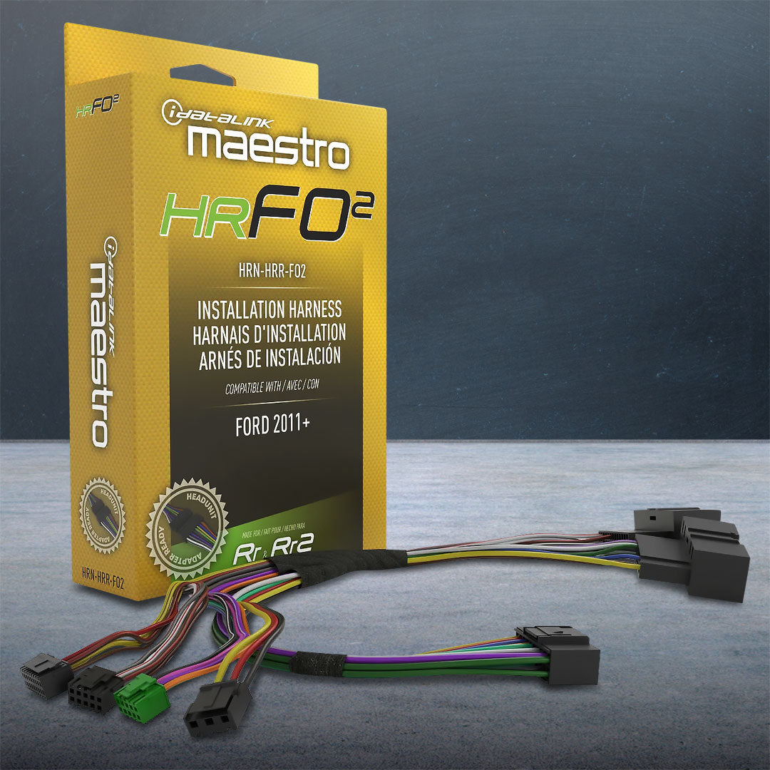 iDatalink Maestro HRN-HRR-FO2 | Plug-N'-Play T-Harness | For FO2 Ford Vehicles With HU Connectors
