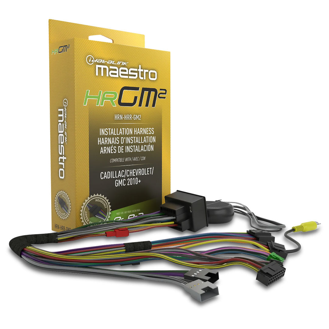 iDatalink Maestro HRN-HRR-GM2 | Plug-N'-Play T-Harness | For GM2 Vehicles With Speaker & HU Connectors