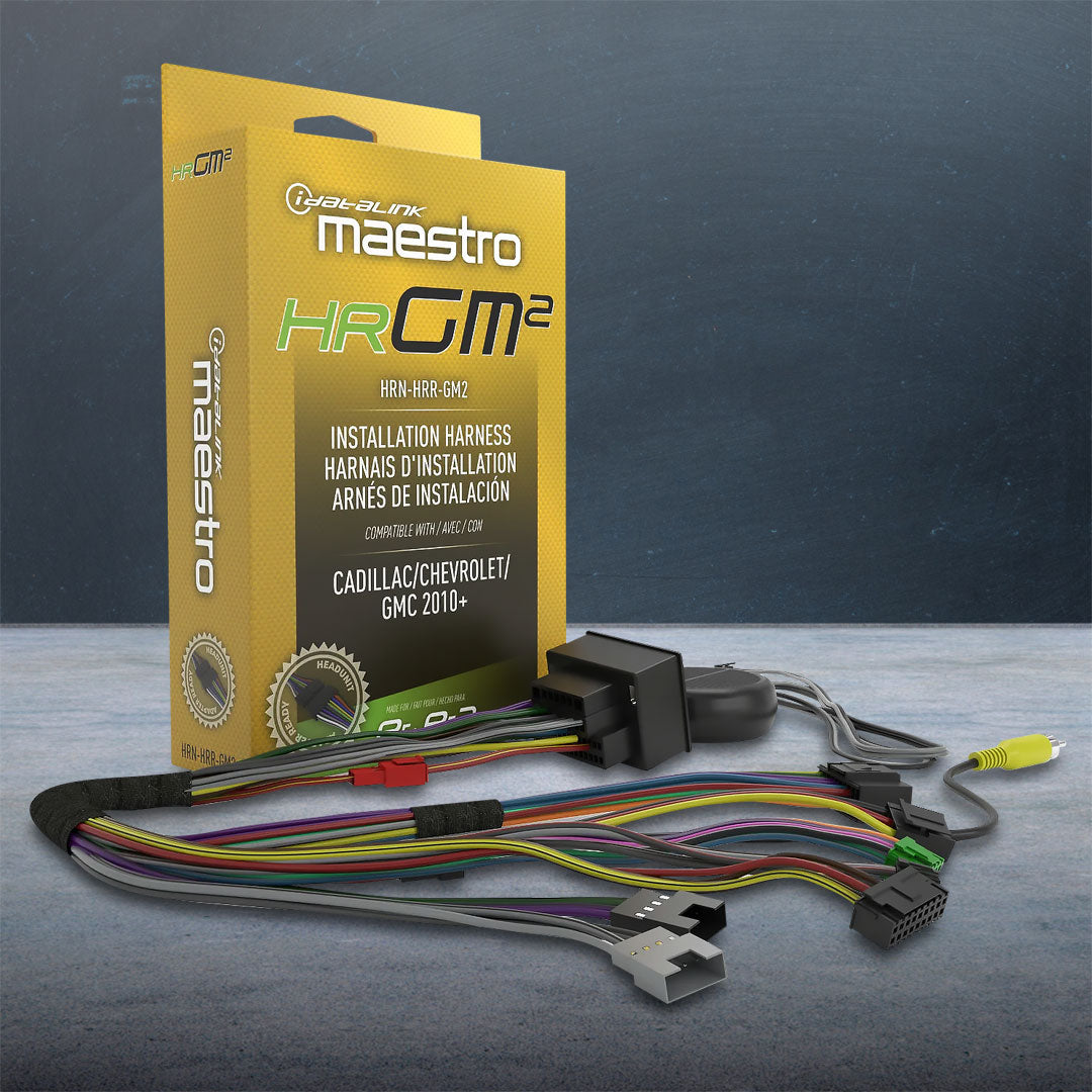 iDatalink Maestro HRN-HRR-GM2 | Plug-N'-Play T-Harness | For GM2 Vehicles With Speaker & HU Connectors