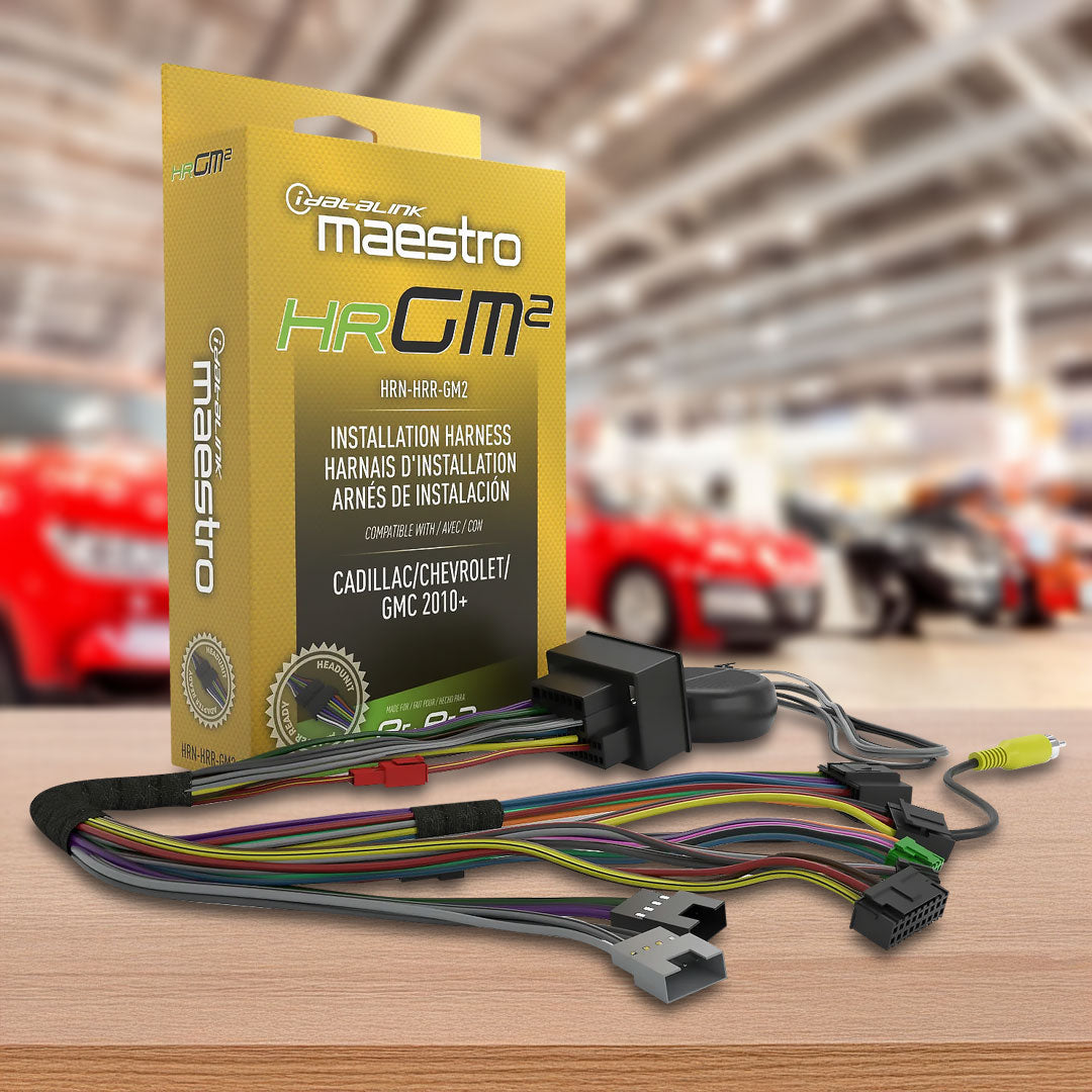 iDatalink Maestro HRN-HRR-GM2 | Plug-N'-Play T-Harness | For GM2 Vehicles With Speaker & HU Connectors