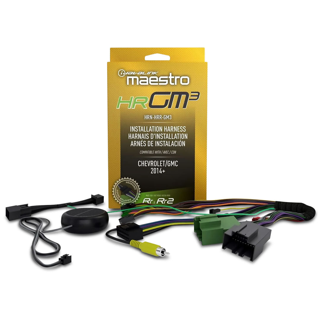 iDatalink Maestro HRN-HRR-GM3 | Plug-N'-Play T-Harness | For GM3 Vehicles With Speaker & HU Connectors