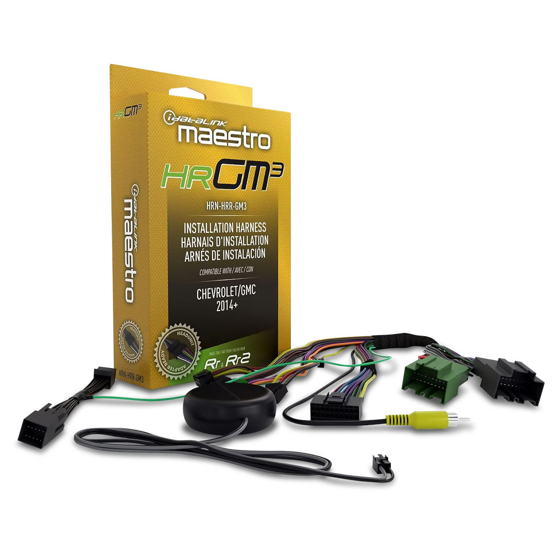 iDatalink Maestro HRN-HRR-GM3 | Plug-N'-Play T-Harness | For GM3 Vehicles With Speaker & HU Connectors
