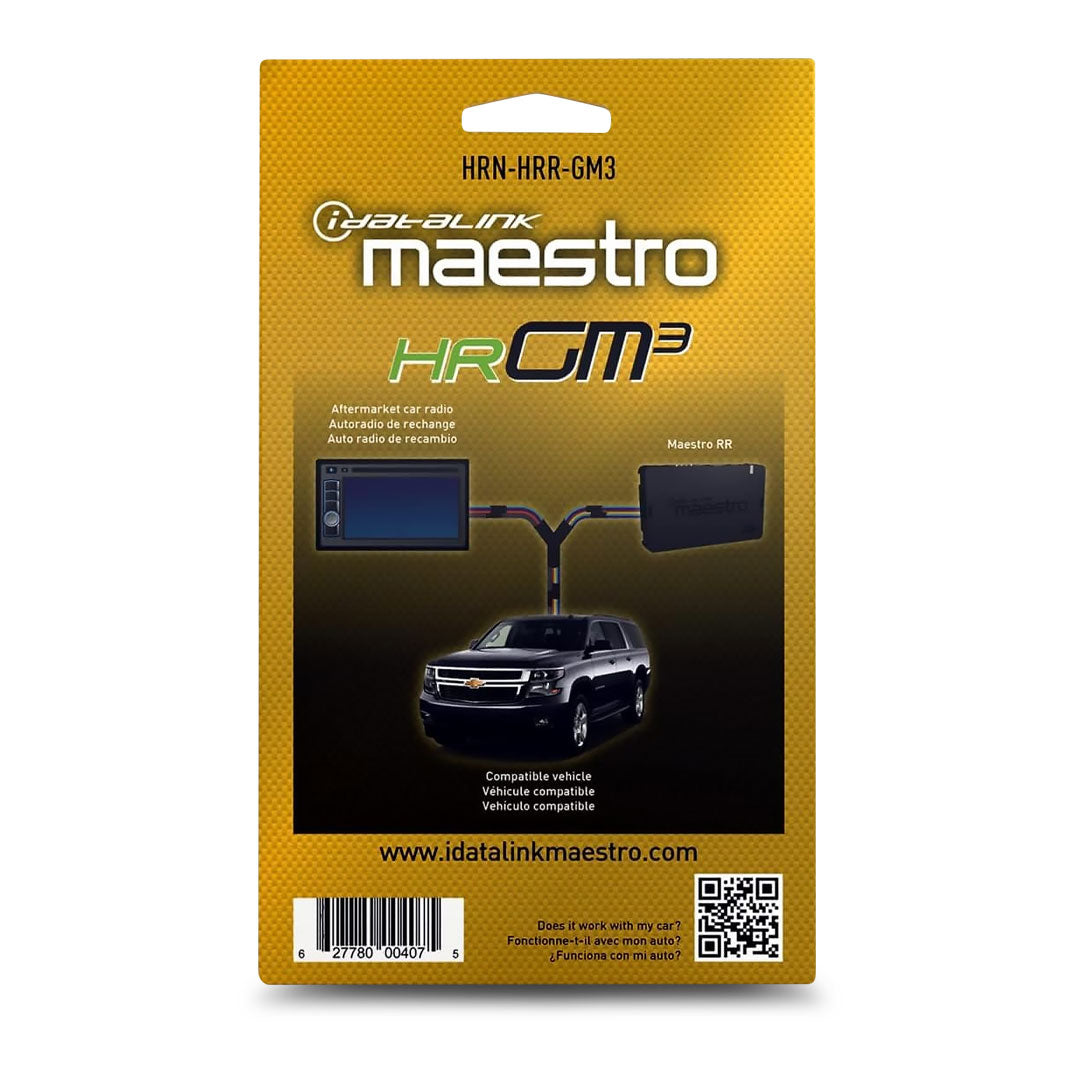iDatalink Maestro HRN-HRR-GM3 | Plug-N'-Play T-Harness | For GM3 Vehicles With Speaker & HU Connectors
