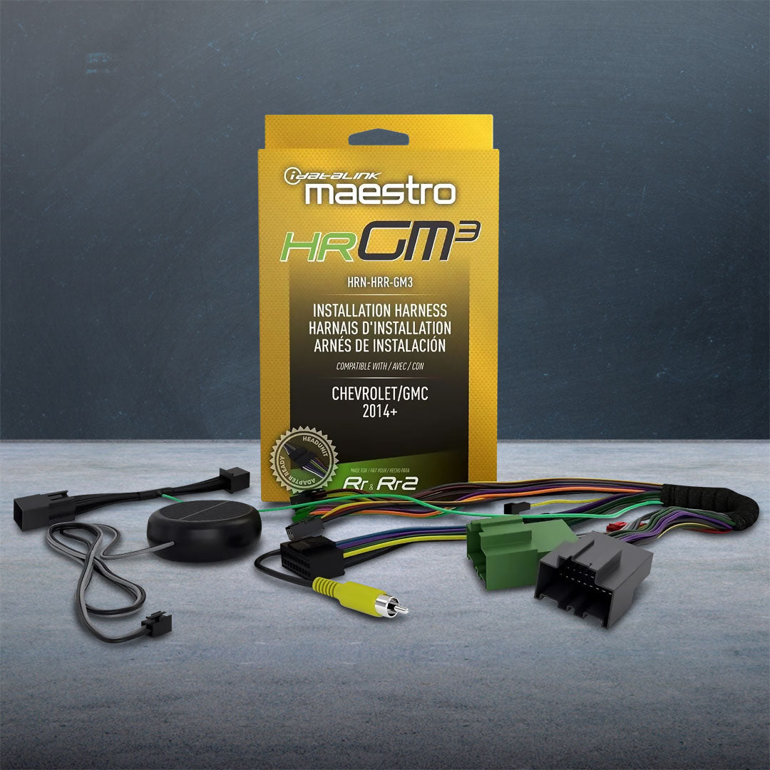 iDatalink Maestro HRN-HRR-GM3 | Plug-N'-Play T-Harness | For GM3 Vehicles With Speaker & HU Connectors