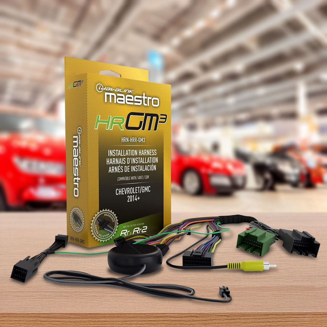 iDatalink Maestro HRN-HRR-GM3 | Plug-N'-Play T-Harness | For GM3 Vehicles With Speaker & HU Connectors