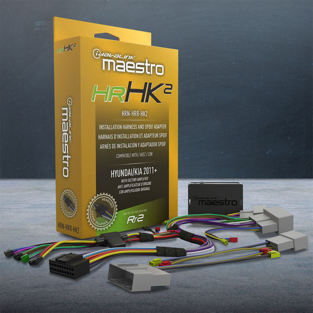 iDatalink Maestro HRN-HRR-HK2 | Plug-N'-Play T-Harness | For Select Hyundai & Kia Vehicles