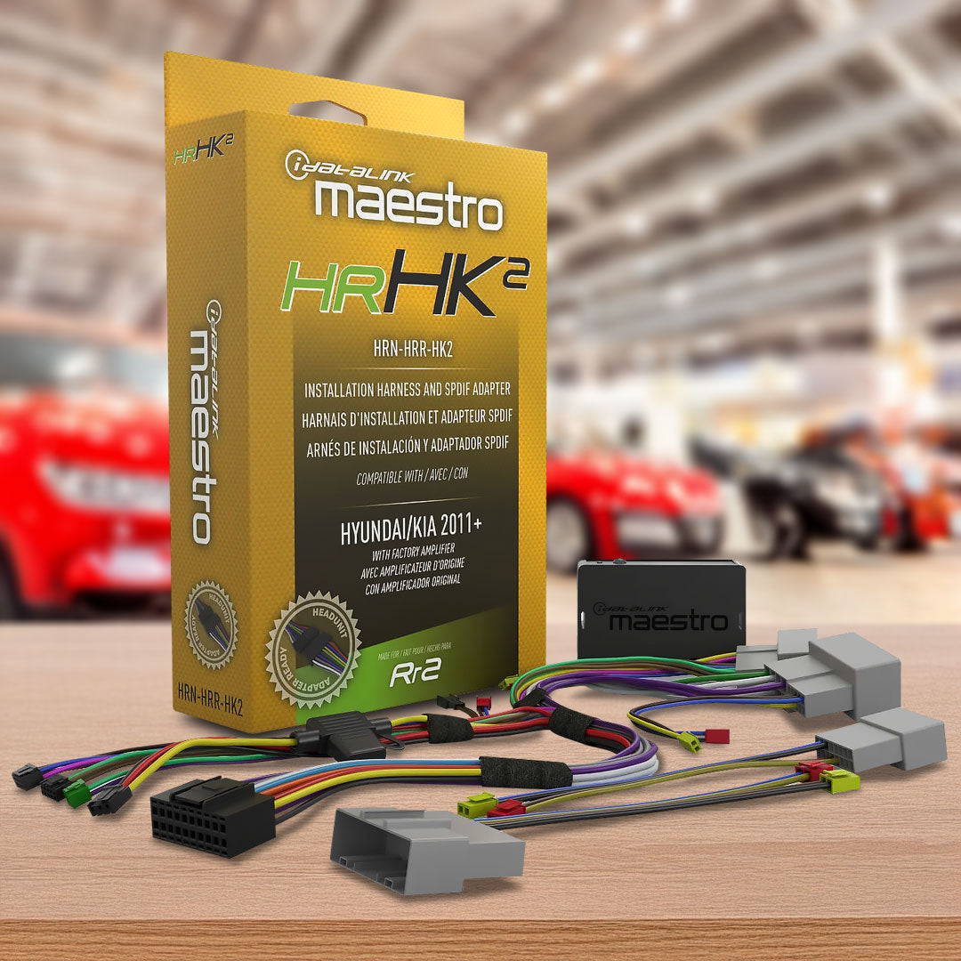 iDatalink Maestro HRN-HRR-HK2 | Plug-N'-Play T-Harness | For Select Hyundai & Kia Vehicles
