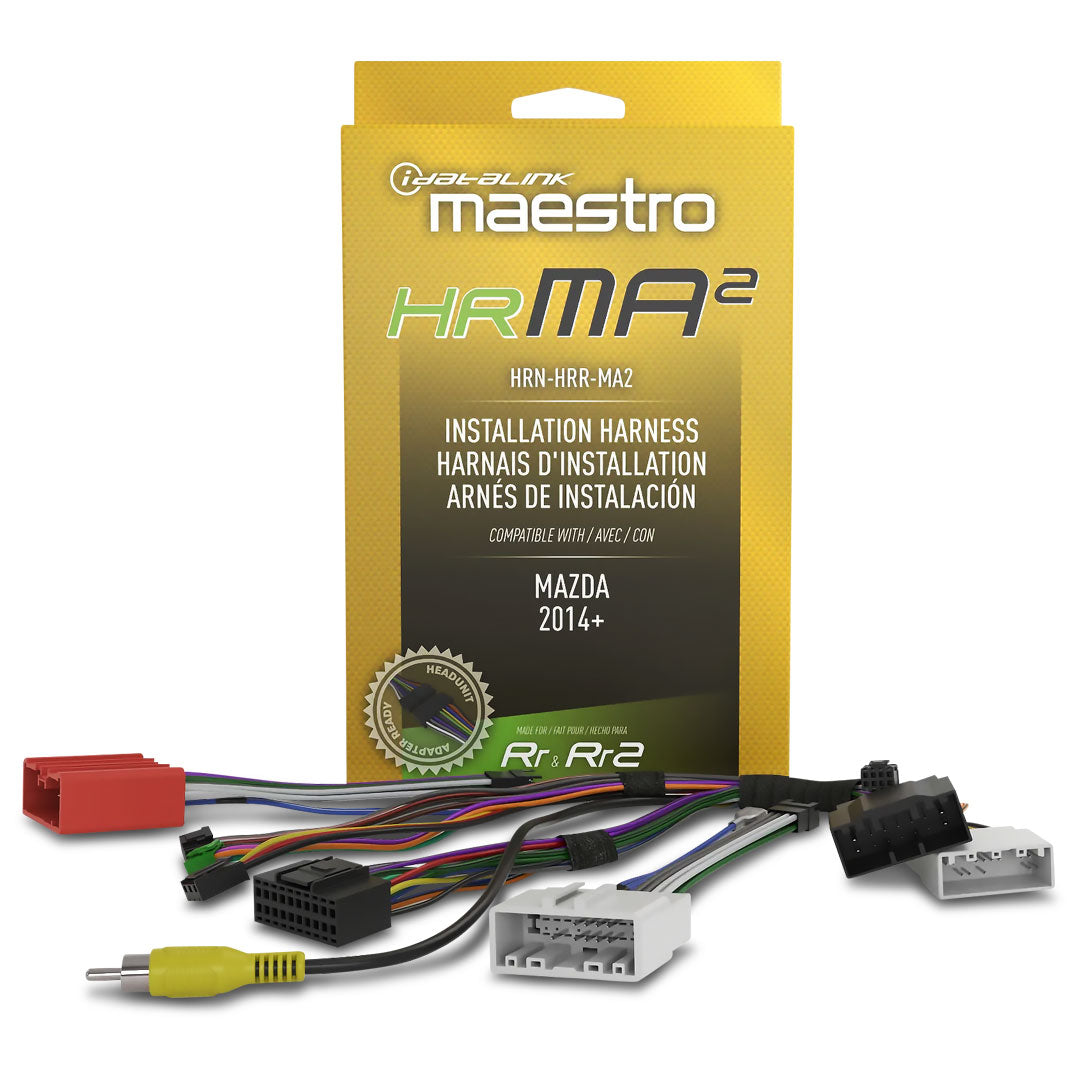 iDatalink Maestro HRN-HRR-MA2 | Plug-N'-Play T-Harness | For Mazda Vehicles