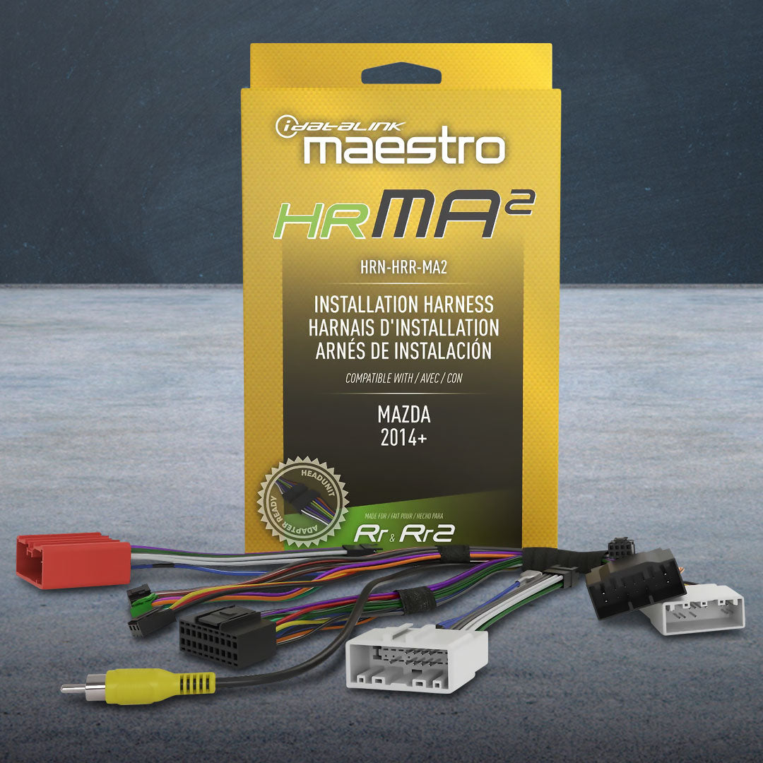 iDatalink Maestro HRN-HRR-MA2 | Plug-N'-Play T-Harness | For Mazda Vehicles