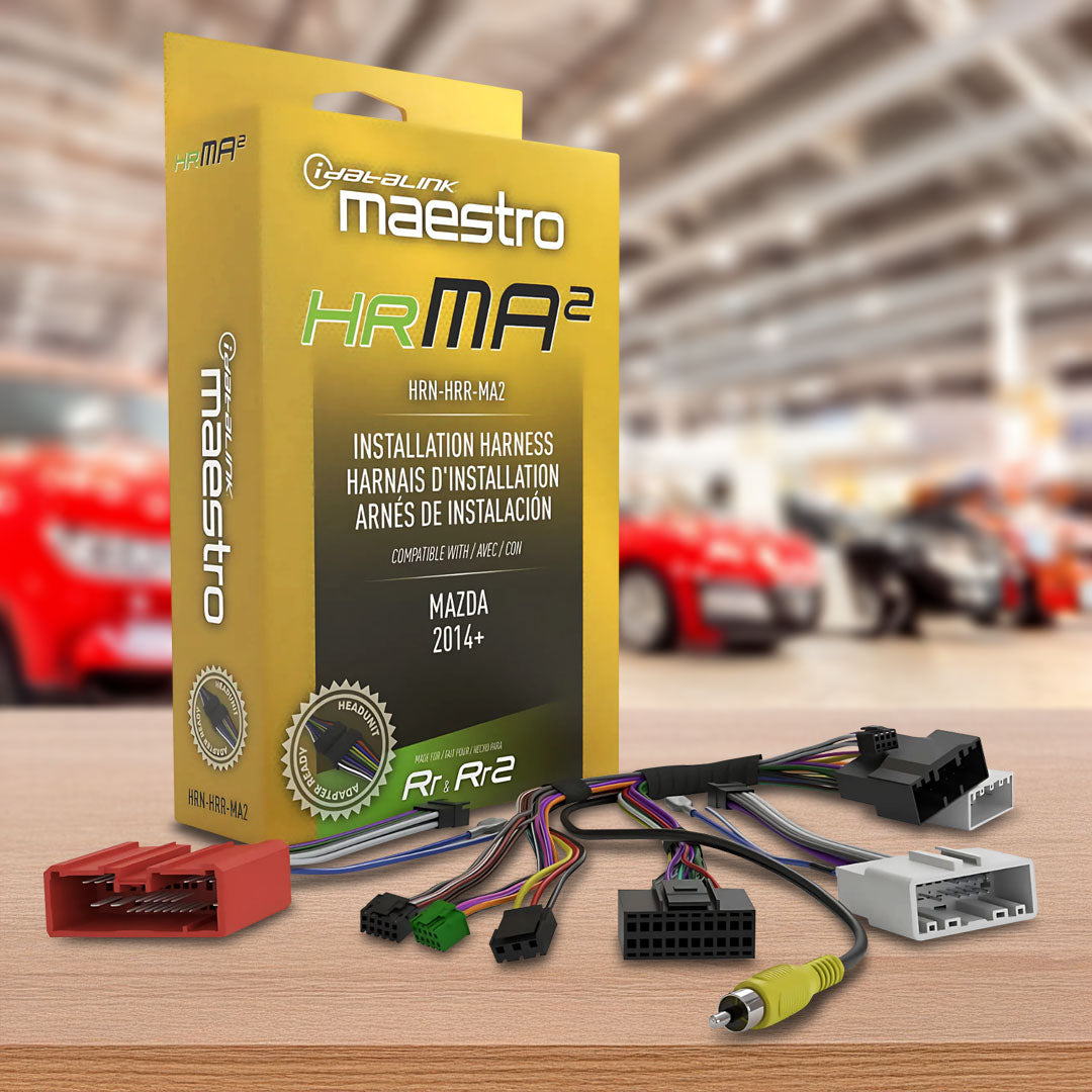iDatalink Maestro HRN-HRR-MA2 | Plug-N'-Play T-Harness | For Mazda Vehicles