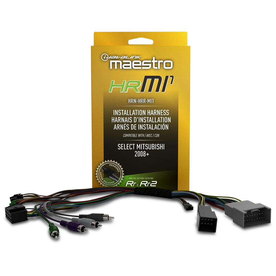 iDatalink Maestro HRN-HRR-MI1 | Plug-N'-Play T-Harness | For Mitsubishi Vehicles