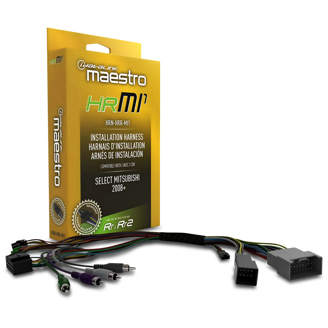 iDatalink Maestro HRN-HRR-MI1 | Plug-N'-Play T-Harness | For Mitsubishi Vehicles