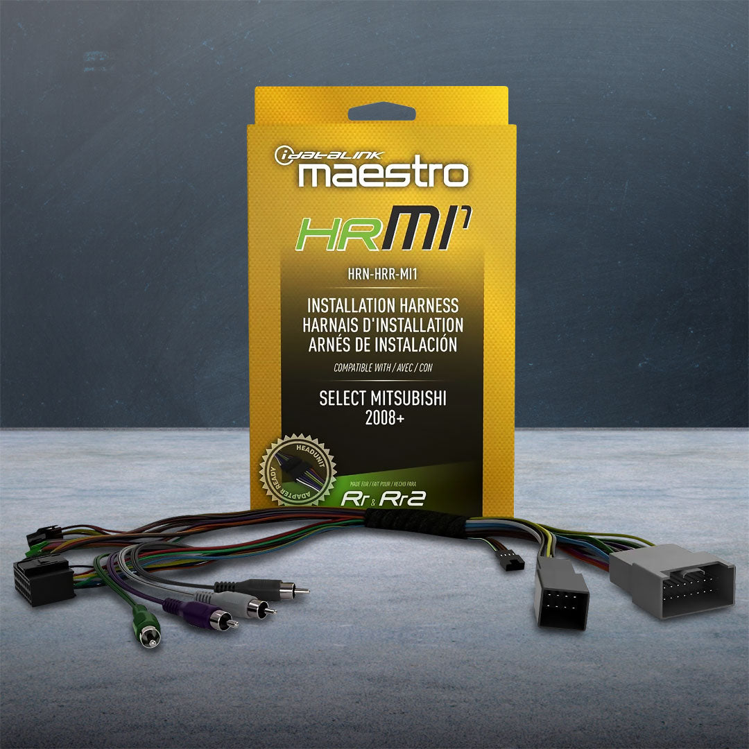 iDatalink Maestro HRN-HRR-MI1 | Plug-N'-Play T-Harness | For Mitsubishi Vehicles
