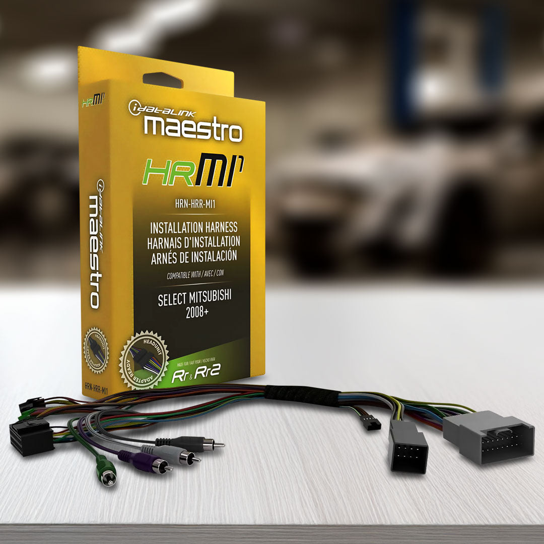 iDatalink Maestro HRN-HRR-MI1 | Plug-N'-Play T-Harness | For Mitsubishi Vehicles
