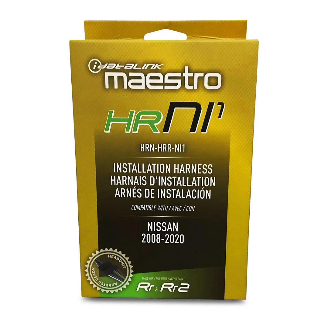 iDatalink Maestro HRN-HRR-NI1 | Plug-N'-Play T-Harness For NI1 Vehicles With HU Connectors