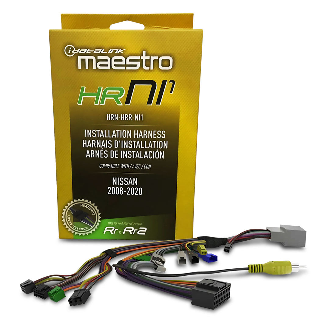iDatalink Maestro HRN-HRR-NI1 | Plug-N'-Play T-Harness For NI1 Vehicles With HU Connectors