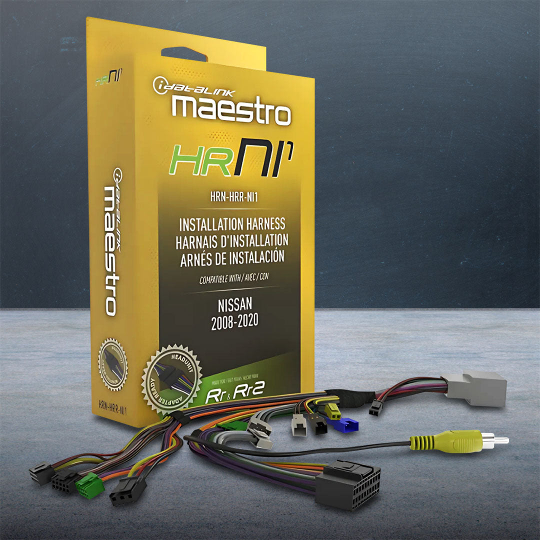 iDatalink Maestro HRN-HRR-NI1 | Plug-N'-Play T-Harness For NI1 Vehicles With HU Connectors