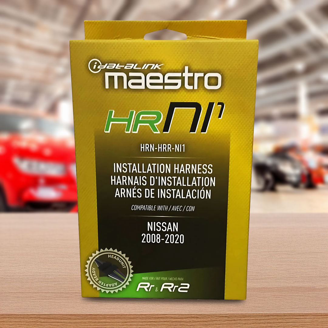 iDatalink Maestro HRN-HRR-NI1 | Plug-N'-Play T-Harness For NI1 Vehicles With HU Connectors