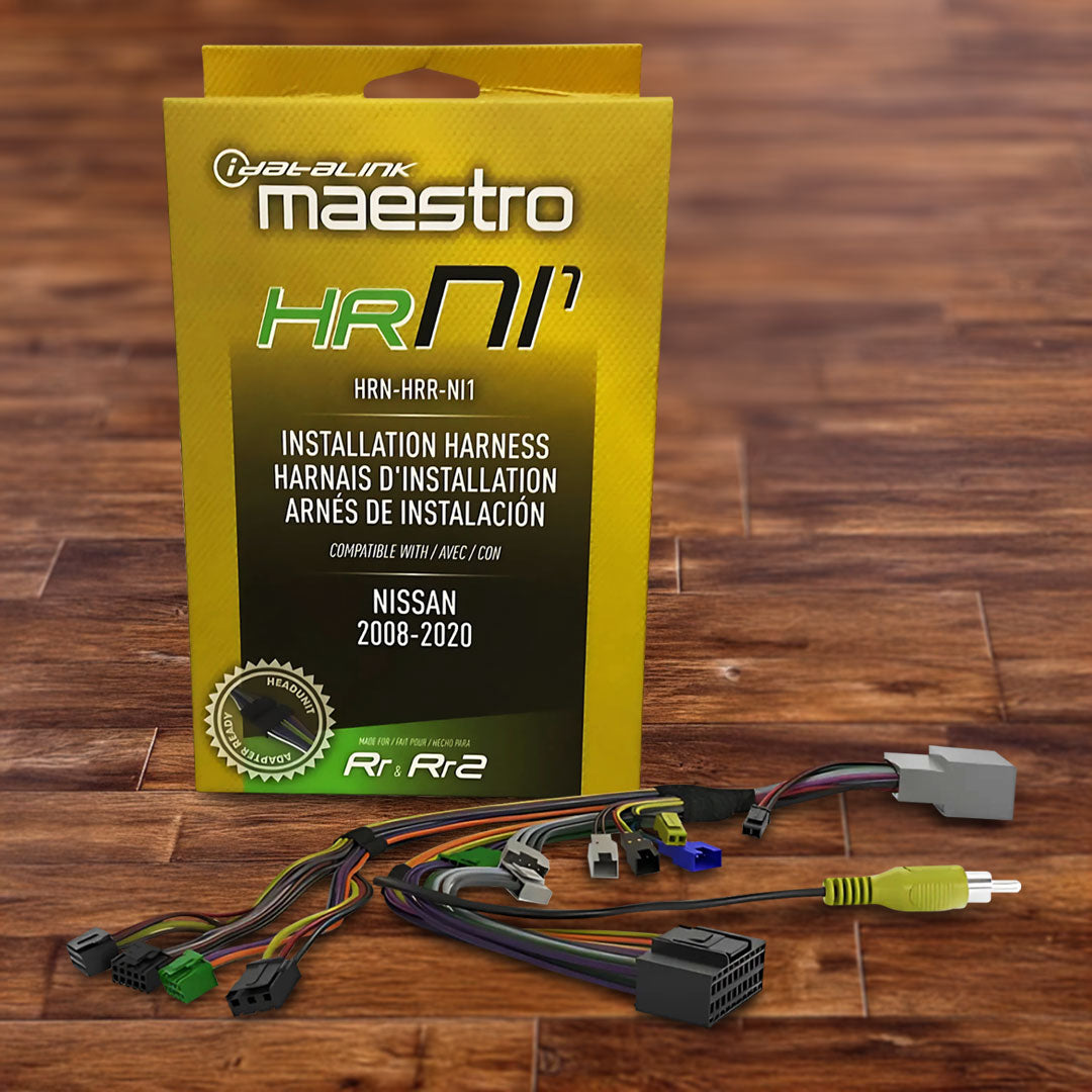 iDatalink Maestro HRN-HRR-NI1 | Plug-N'-Play T-Harness For NI1 Vehicles With HU Connectors