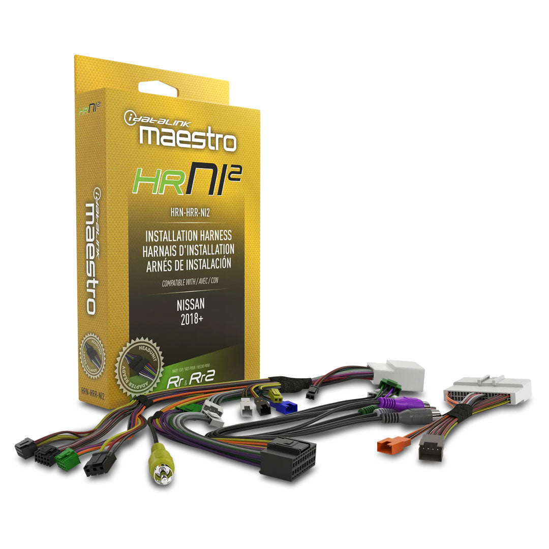 iDatalink Maestro HRN-HRR-NI2 | Plug-N'-Play T-Harness | For NI2 Vehicles With HU Connectors