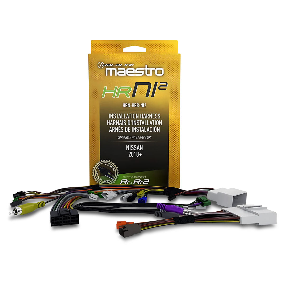 iDatalink Maestro HRN-HRR-NI2 | Plug-N'-Play T-Harness | For NI2 Vehicles With HU Connectors
