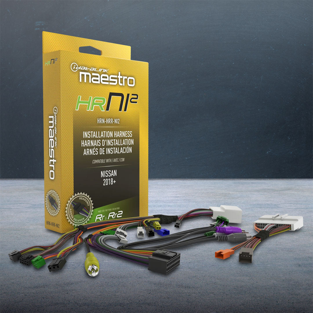 iDatalink Maestro HRN-HRR-NI2 | Plug-N'-Play T-Harness | For NI2 Vehicles With HU Connectors