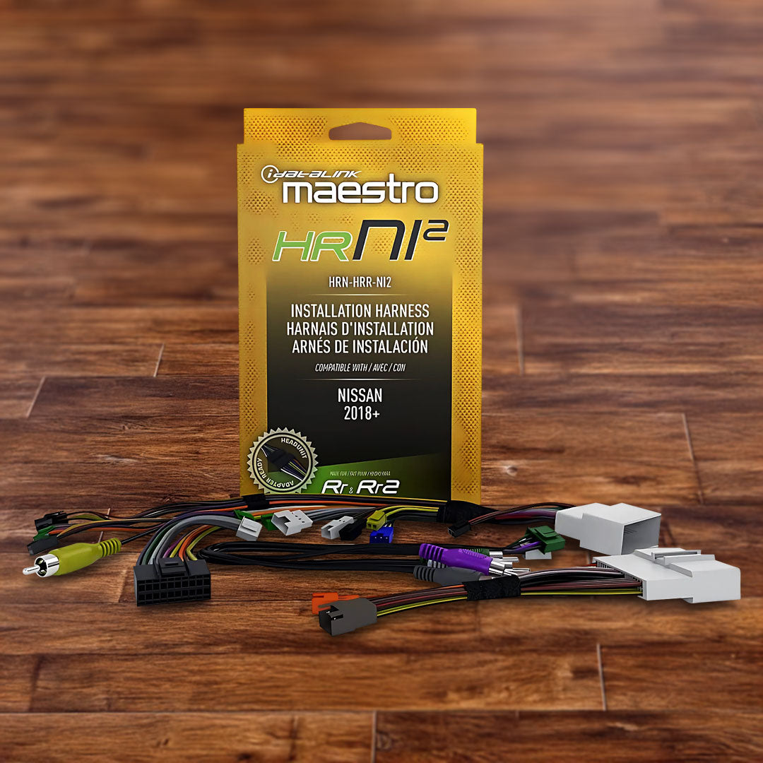 iDatalink Maestro HRN-HRR-NI2 | Plug-N'-Play T-Harness | For NI2 Vehicles With HU Connectors