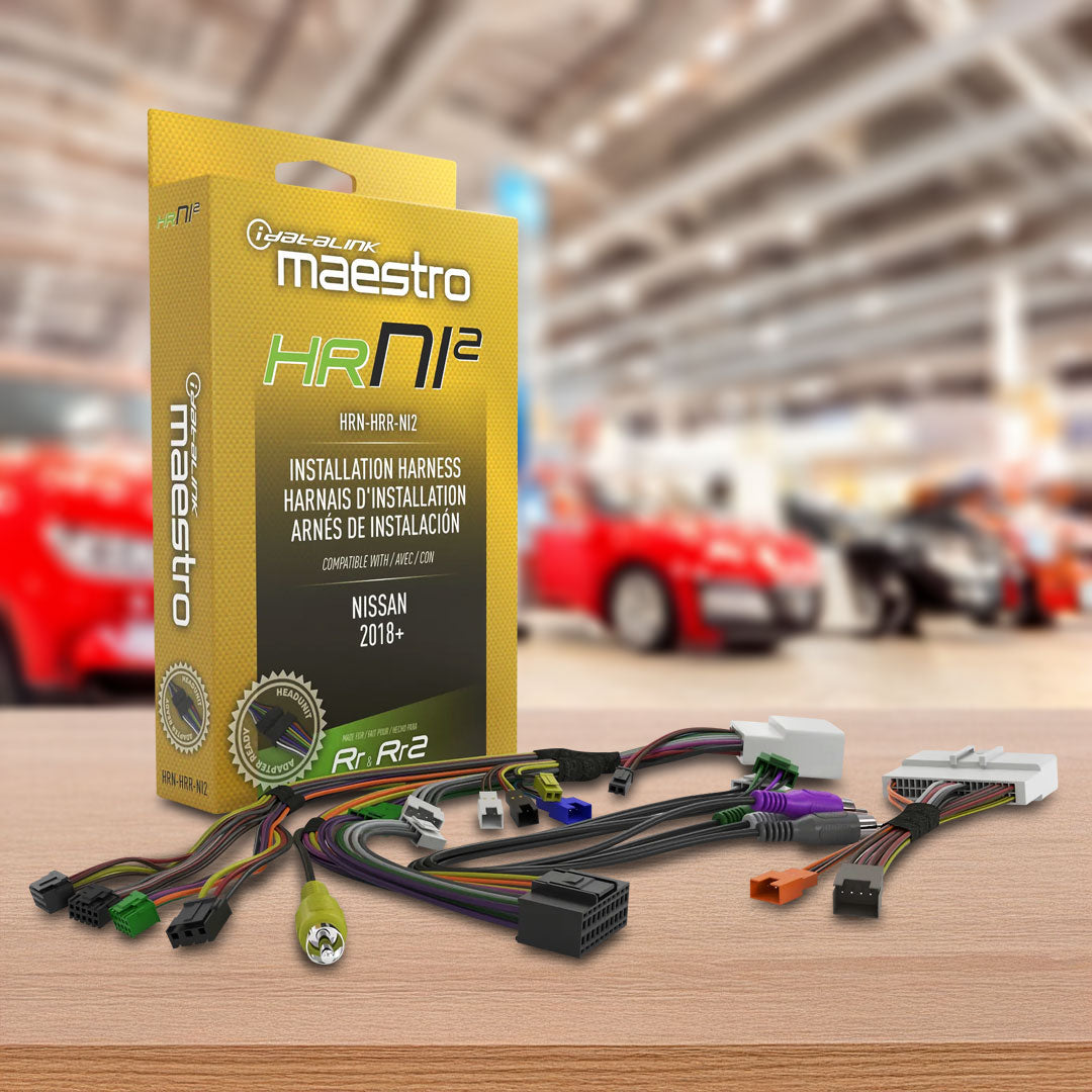iDatalink Maestro HRN-HRR-NI2 | Plug-N'-Play T-Harness | For NI2 Vehicles With HU Connectors