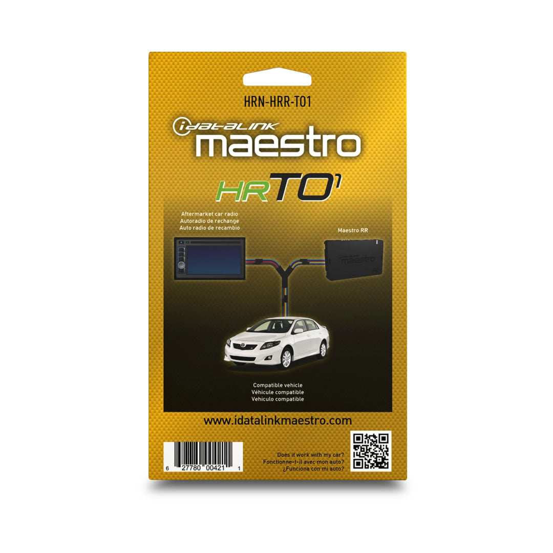 iDatalink Maestro HRN-HRR-TO1 Plug-N'-Play T-Harness Suit Toyota/Scion 2005 - 2018 (HRTO1)
