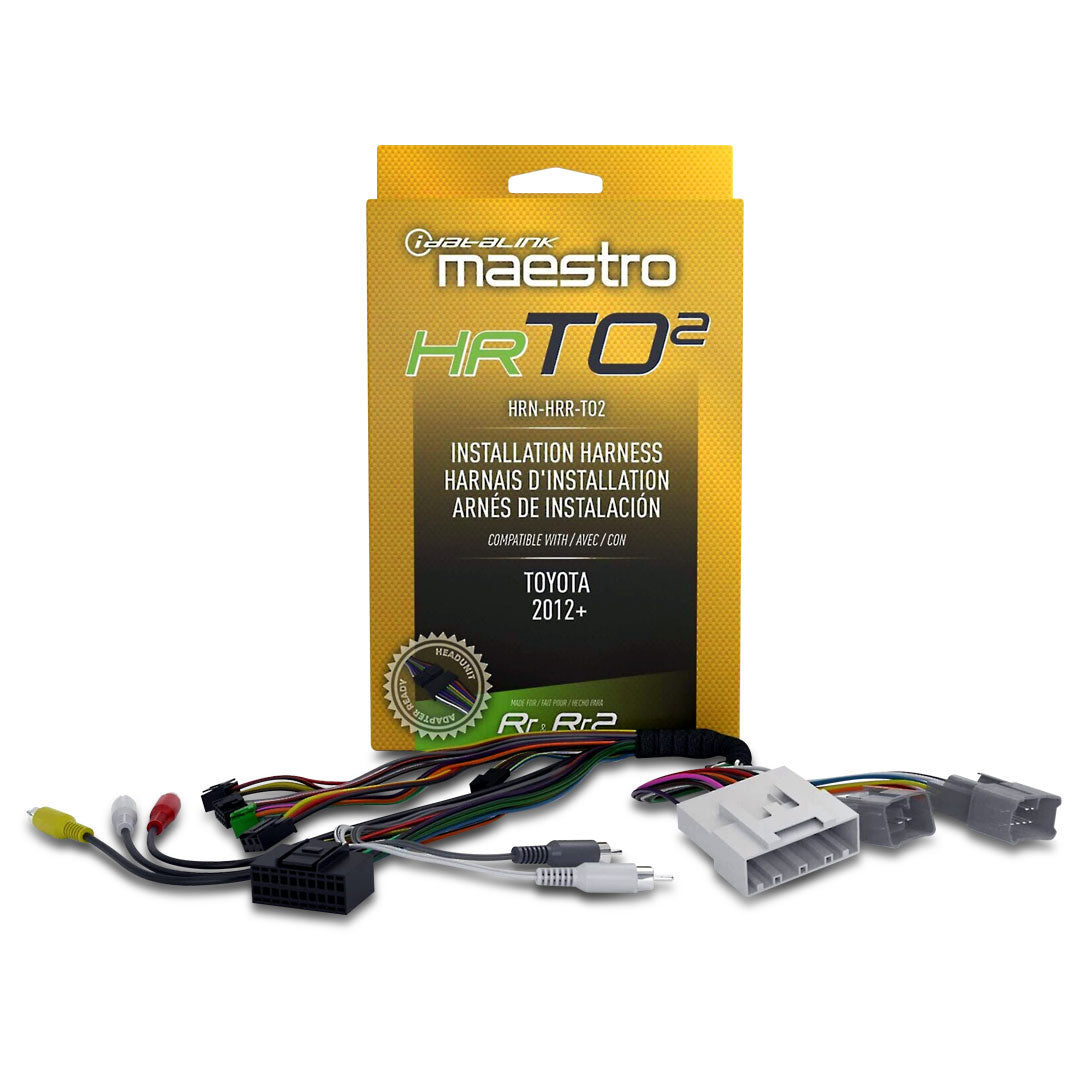 iDatalink Maestro HRN-HRR-TO2 Plug-N'-Play T-Harness Suit TO2 Toyota Vehicles With HU Connectors (HRTO2)