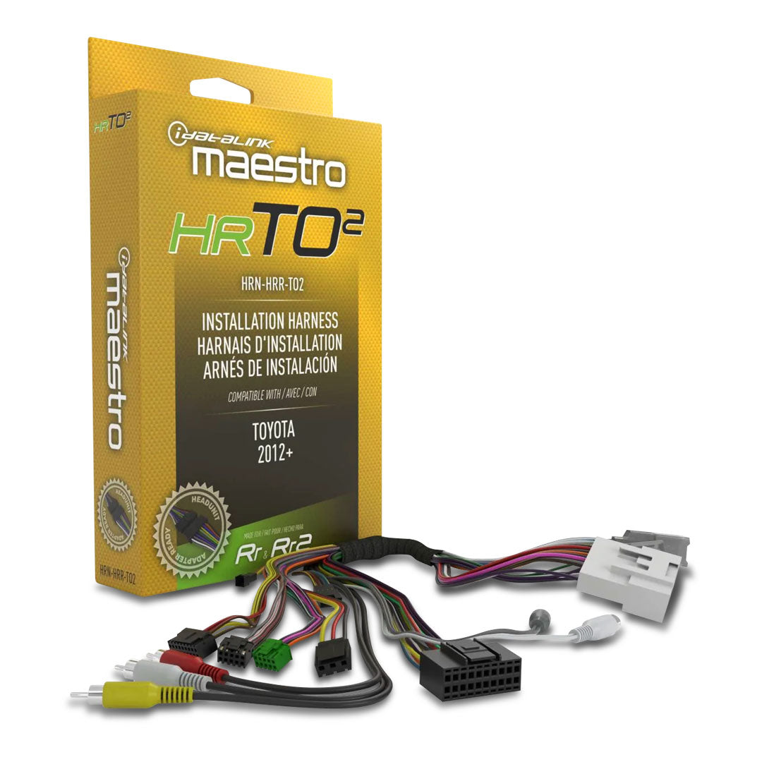 iDatalink Maestro HRN-HRR-TO2 Plug-N'-Play T-Harness Suit TO2 Toyota Vehicles With HU Connectors (HRTO2)