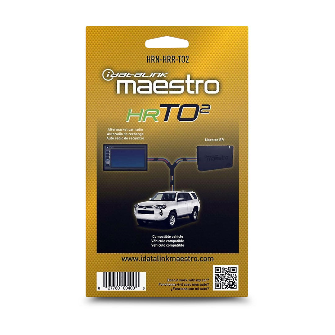 iDatalink Maestro HRN-HRR-TO2 Plug-N'-Play T-Harness Suit TO2 Toyota Vehicles With HU Connectors (HRTO2)