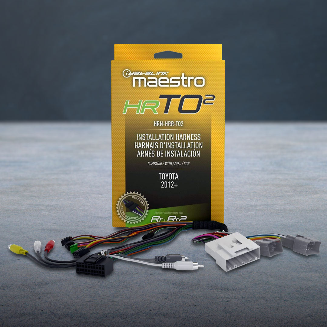 iDatalink Maestro HRN-HRR-TO2 Plug-N'-Play T-Harness Suit TO2 Toyota Vehicles With HU Connectors (HRTO2)