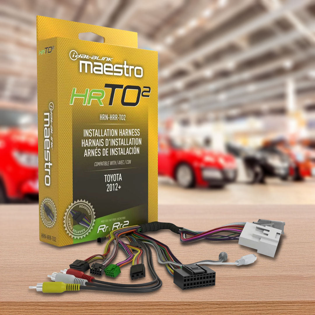 iDatalink Maestro HRN-HRR-TO2 Plug-N'-Play T-Harness Suit TO2 Toyota Vehicles With HU Connectors (HRTO2)