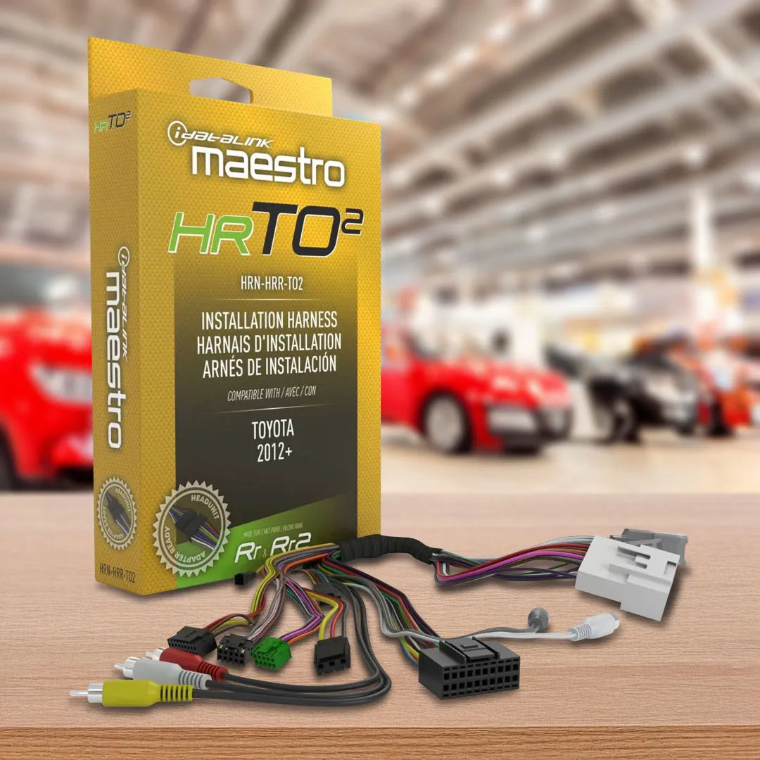 iDatalink Maestro HRN-HRR-TO2 Plug-N'-Play T-Harness Suit TO2 Toyota Vehicles With HU Connectors (HRTO2)