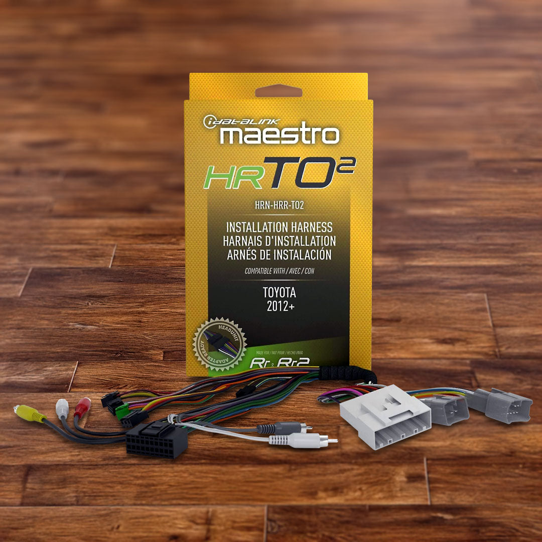 iDatalink Maestro HRN-HRR-TO2 Plug-N'-Play T-Harness Suit TO2 Toyota Vehicles With HU Connectors (HRTO2)