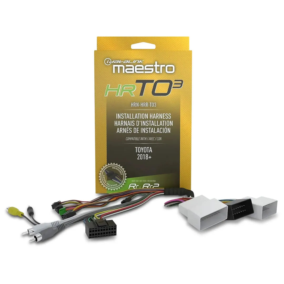 iDatalink Maestro HRN-HRR-TO3 Plug-N'-Play T-Harness For TO3 Toyota Vehicles With HU Connectors (HRTO3)