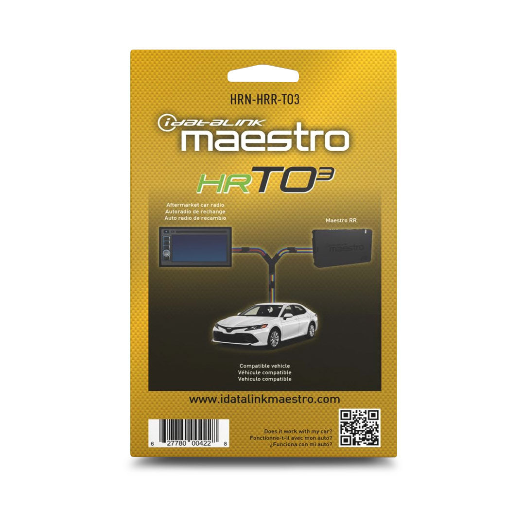 iDatalink Maestro HRN-HRR-TO3 Plug-N'-Play T-Harness For TO3 Toyota Vehicles With HU Connectors (HRTO3)