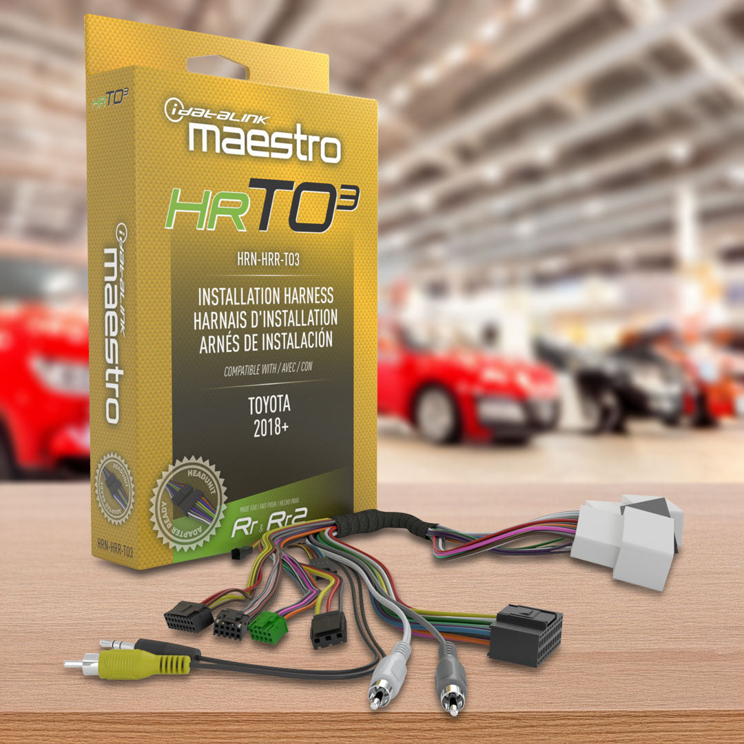 iDatalink Maestro HRN-HRR-TO3 Plug-N'-Play T-Harness For TO3 Toyota Vehicles With HU Connectors (HRTO3)
