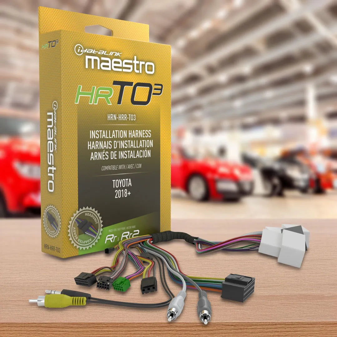 iDatalink Maestro HRN-HRR-TO3 Plug-N'-Play T-Harness For TO3 Toyota Vehicles With HU Connectors (HRTO3)