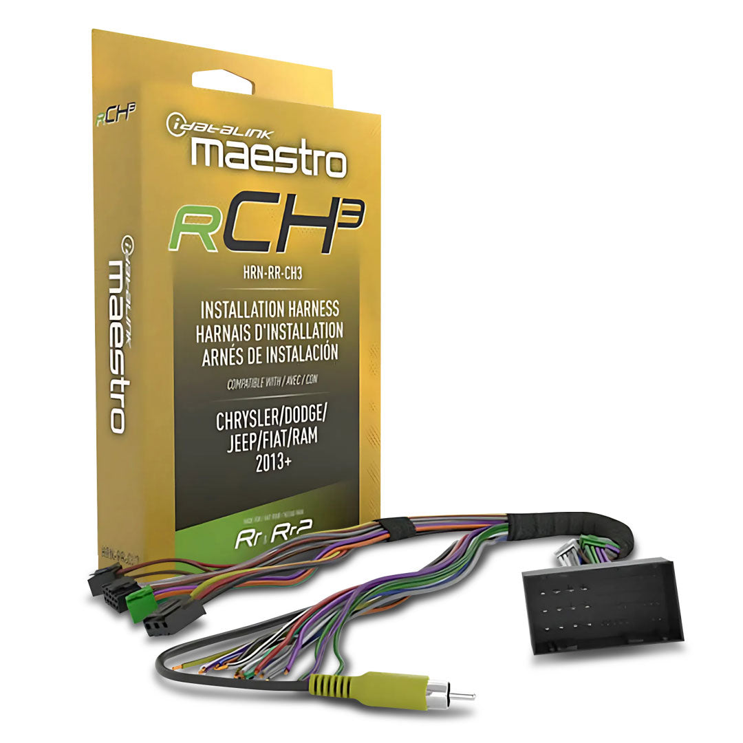 iDatalink Maestro HRN-RR-CH3 | Plug-N'-Play T-Harness | For CH3 Chrysler, Dodge, Jeep Vehicles