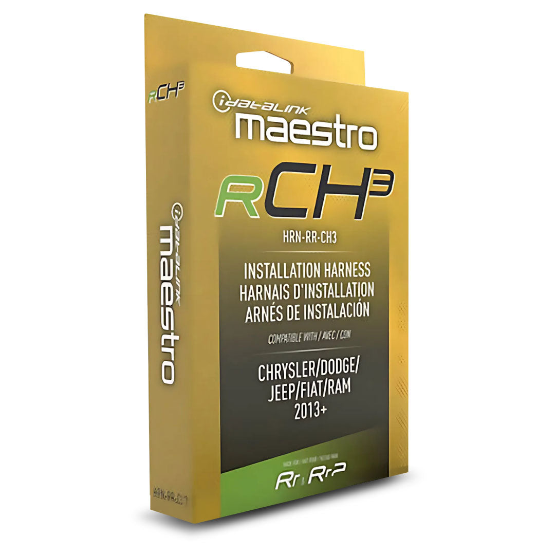 iDatalink Maestro HRN-RR-CH3 | Plug-N'-Play T-Harness | For CH3 Chrysler, Dodge, Jeep Vehicles