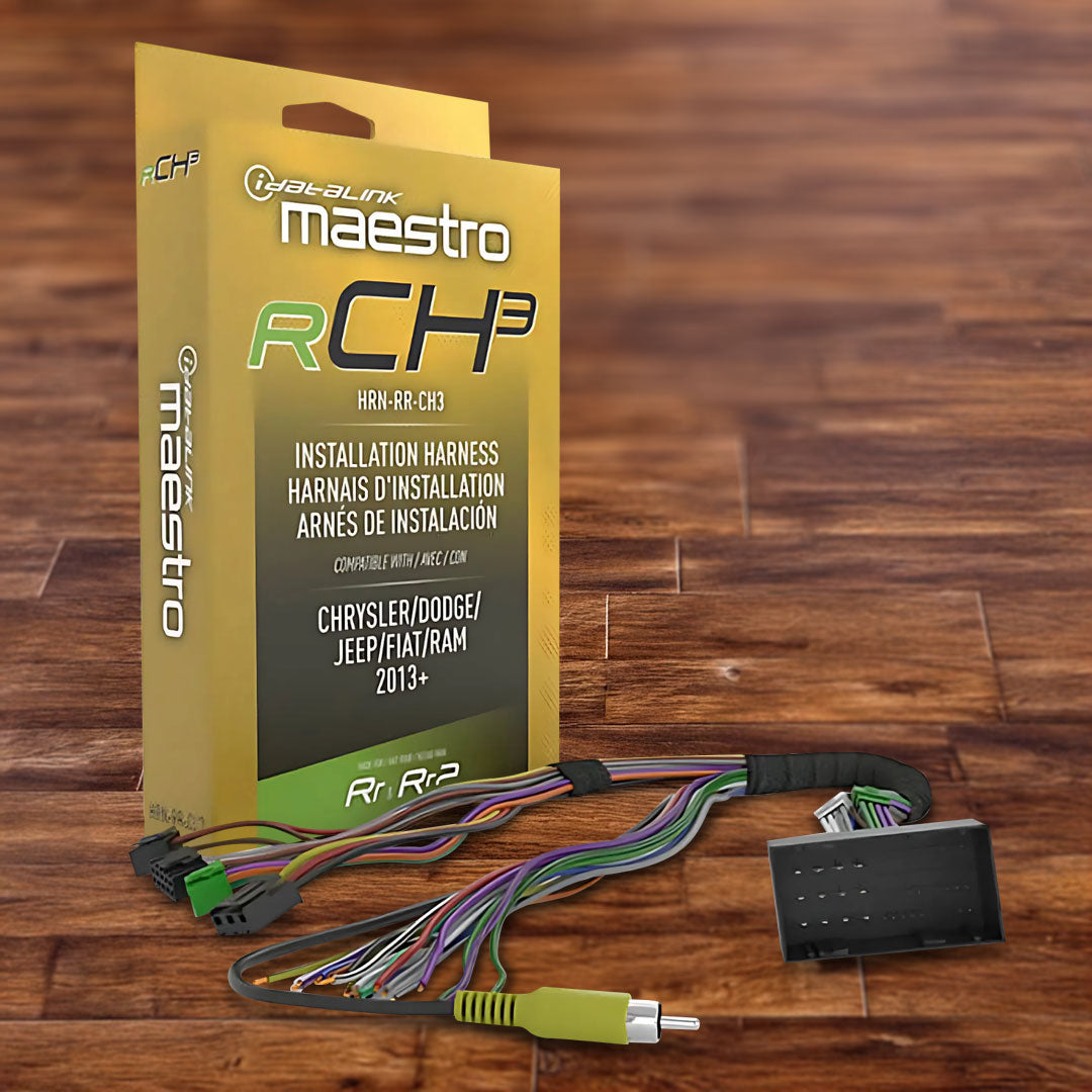 iDatalink Maestro HRN-RR-CH3 | Plug-N'-Play T-Harness | For CH3 Chrysler, Dodge, Jeep Vehicles