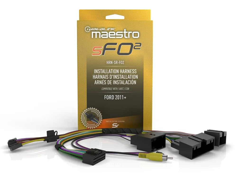 iDatalink Maestro HRN-SR-FO2 | MSR FO2 Plug and Play T-Harness | For Select Ford Vehicles 2013>