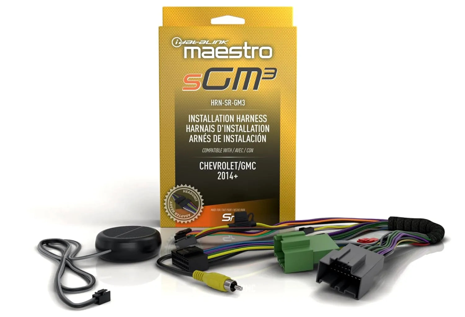 iDatalink Maestro HRN-SR-GM3 | MSR GM3 Plug and Play T-Harness | For Select GM Vehicles 2014>