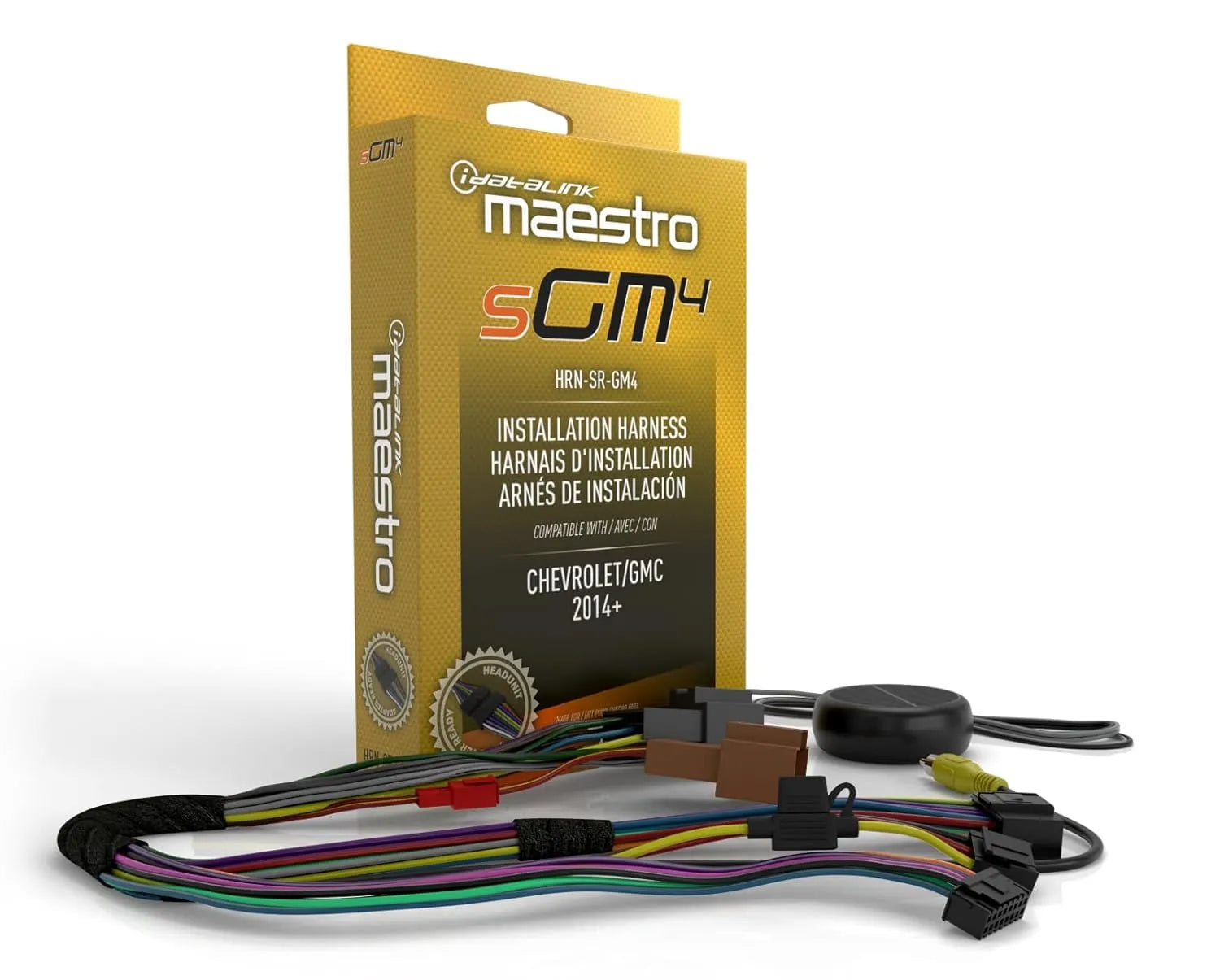 iDatalink Maestro HRN-SR-GM4 | MSR GM4 Plug and Play T-Harness | For Select GM Vehicles 2016>