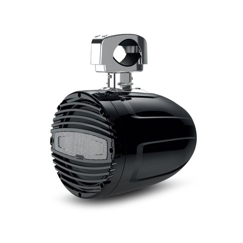 Hertz HTX8MCLC 8" 200W Black Tower Marine Speaker With Clamp - Single