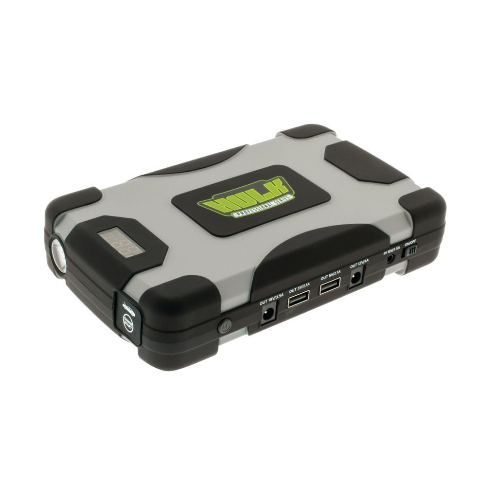 Hulk 4x4 HU6511 Lithium Jump Starter 18,000mAh 2000 Amp Portable