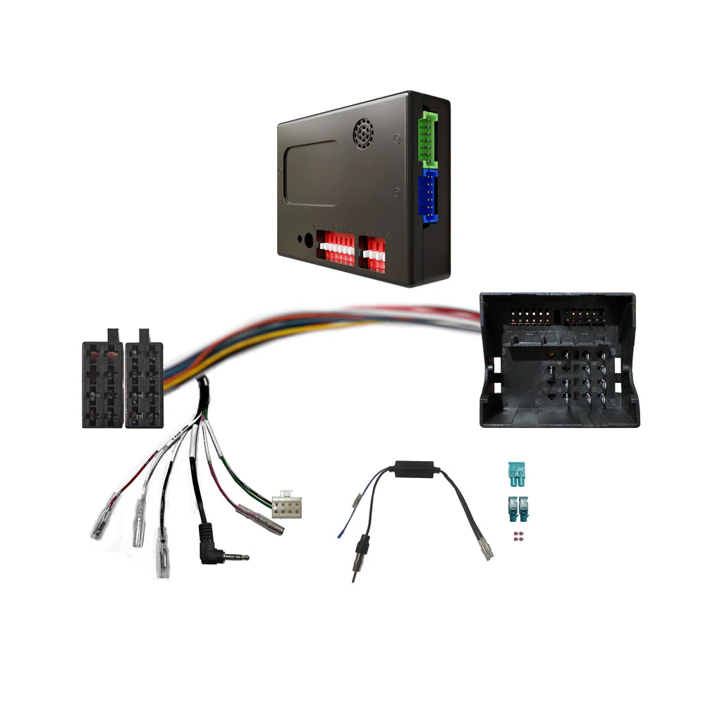 CAC HVW2K Wiring Harness - Plug-and-Play Integration Harness for Volkswagen Pre-2017 with Steering Wheel Control and Antenna Retention