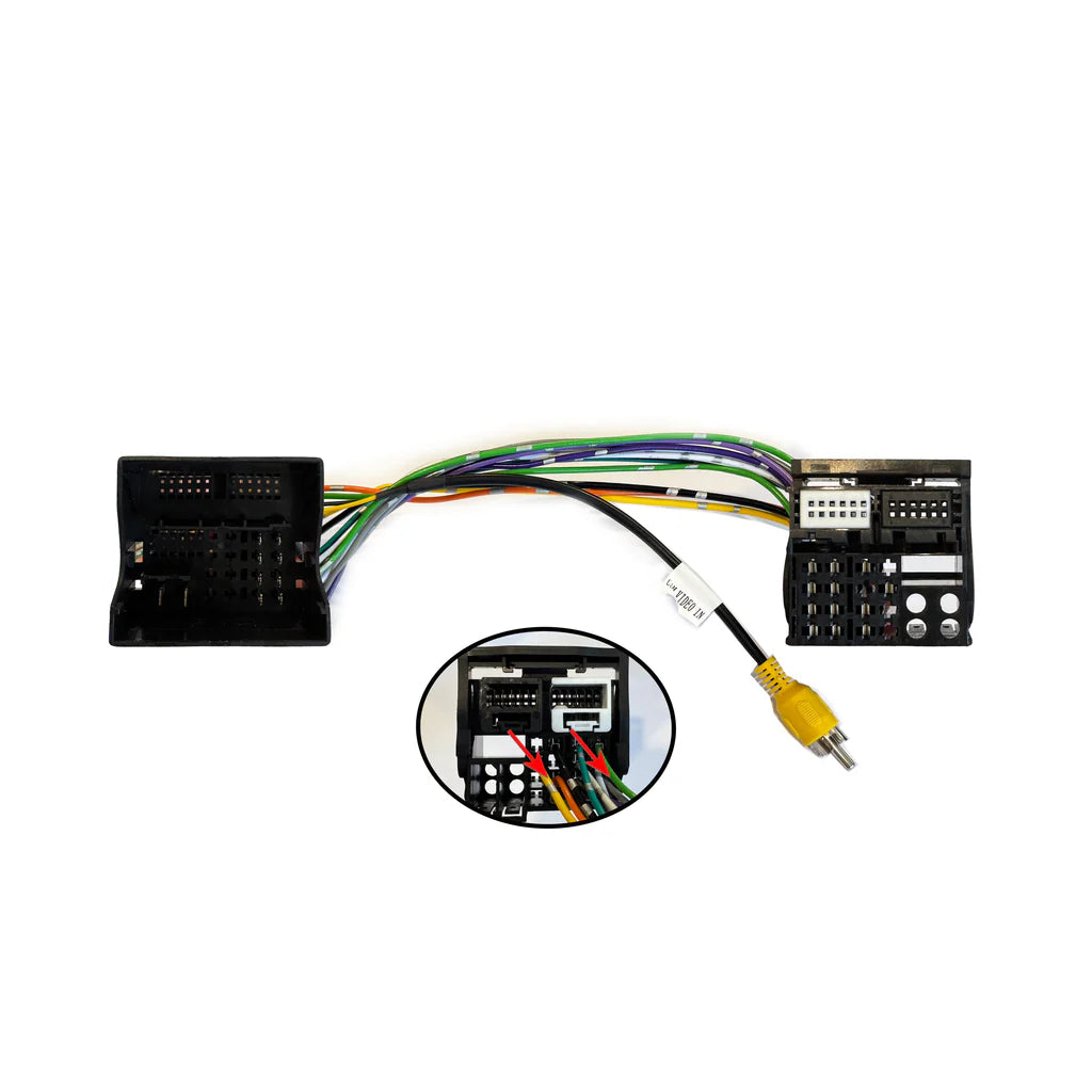 CAC HVW5 MQB To PQ Harness Adapter Connector Convertor Compatible with Volkswagen MIB - New Models To Old Models Adapter